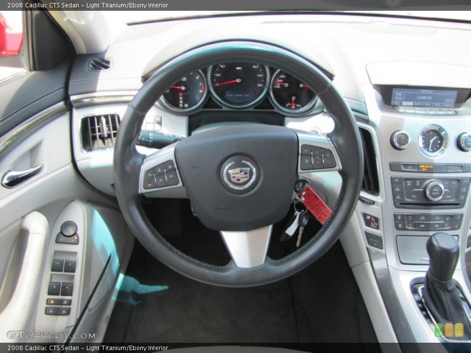 Light Titanium/Ebony Interior Steering Wheel for the 2008 Cadillac CTS Sedan #52640930