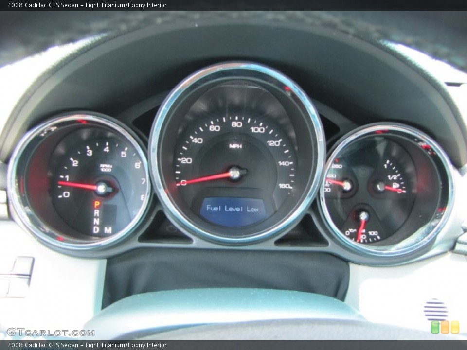 Light Titanium/Ebony Interior Gauges for the 2008 Cadillac CTS Sedan #52640942