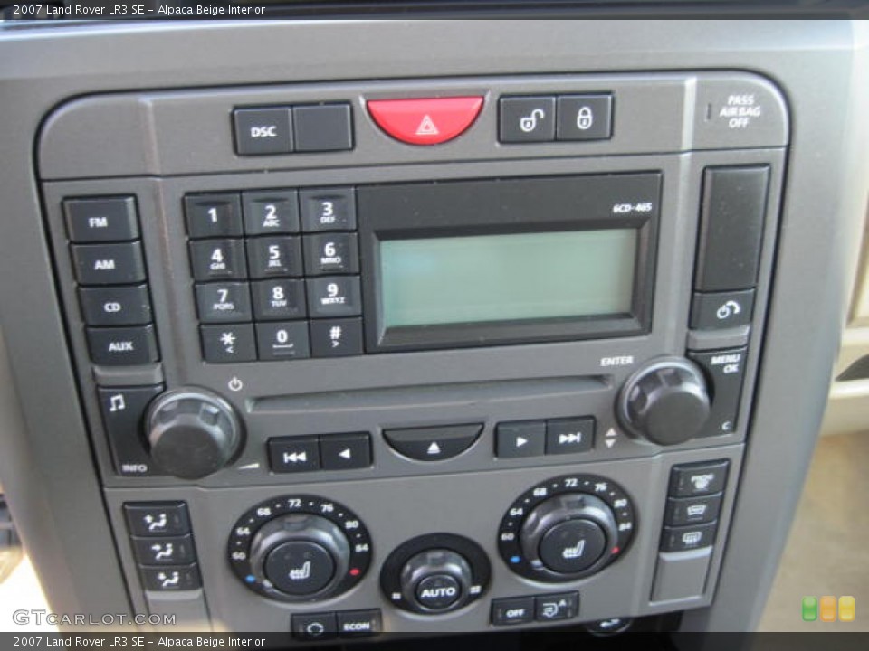 Alpaca Beige Interior Controls for the 2007 Land Rover LR3 SE #52641992