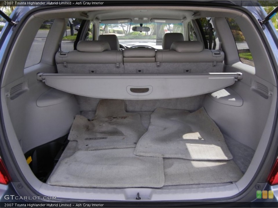 Ash Gray Interior Trunk for the 2007 Toyota Highlander Hybrid Limited #52643186