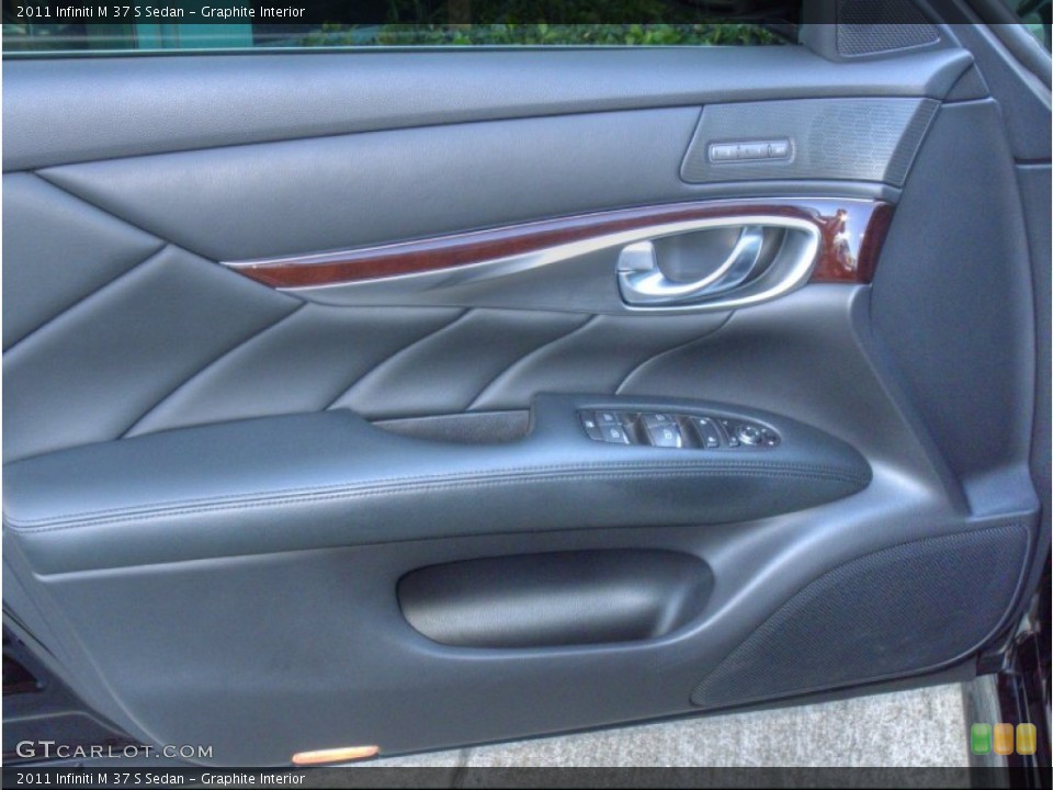 Graphite Interior Door Panel for the 2011 Infiniti M 37 S Sedan #52644284