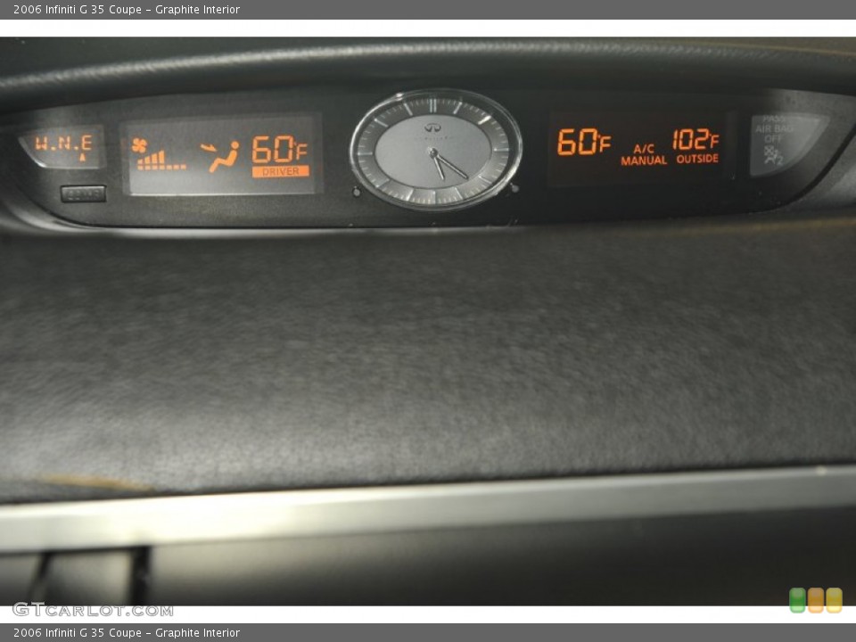 Graphite Interior Gauges for the 2006 Infiniti G 35 Coupe #52645607