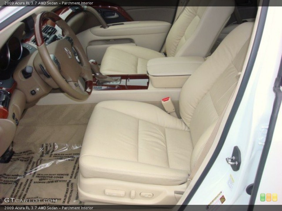 Parchment Interior Photo for the 2009 Acura RL 3.7 AWD Sedan #52646096
