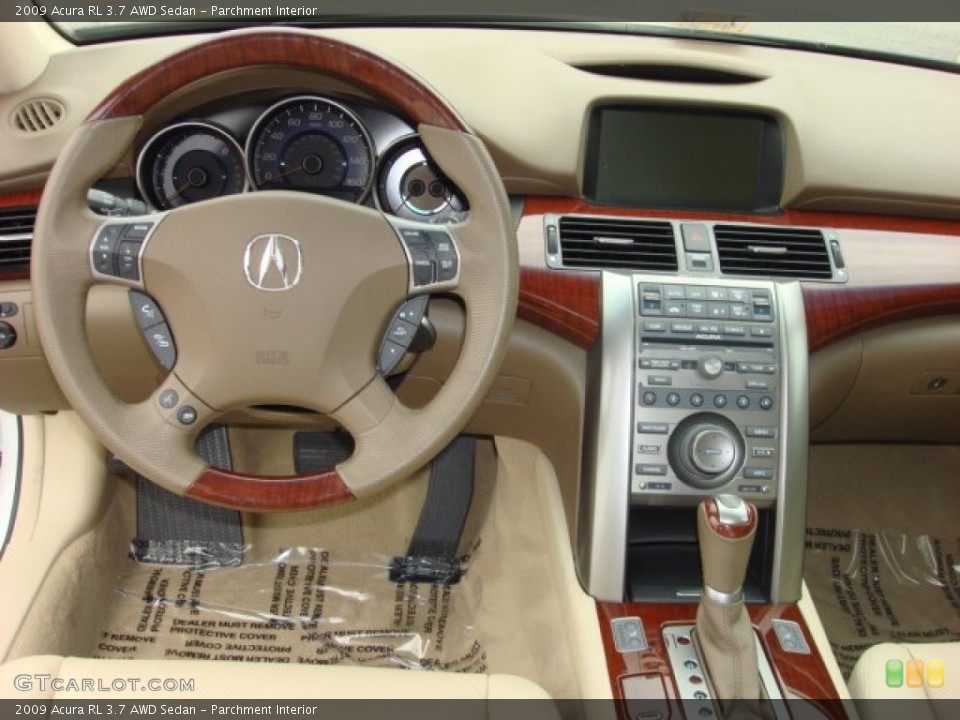 Parchment Interior Dashboard for the 2009 Acura RL 3.7 AWD Sedan #52646114