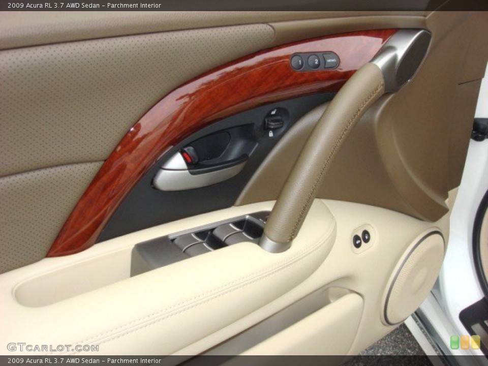 Parchment Interior Controls for the 2009 Acura RL 3.7 AWD Sedan #52646129