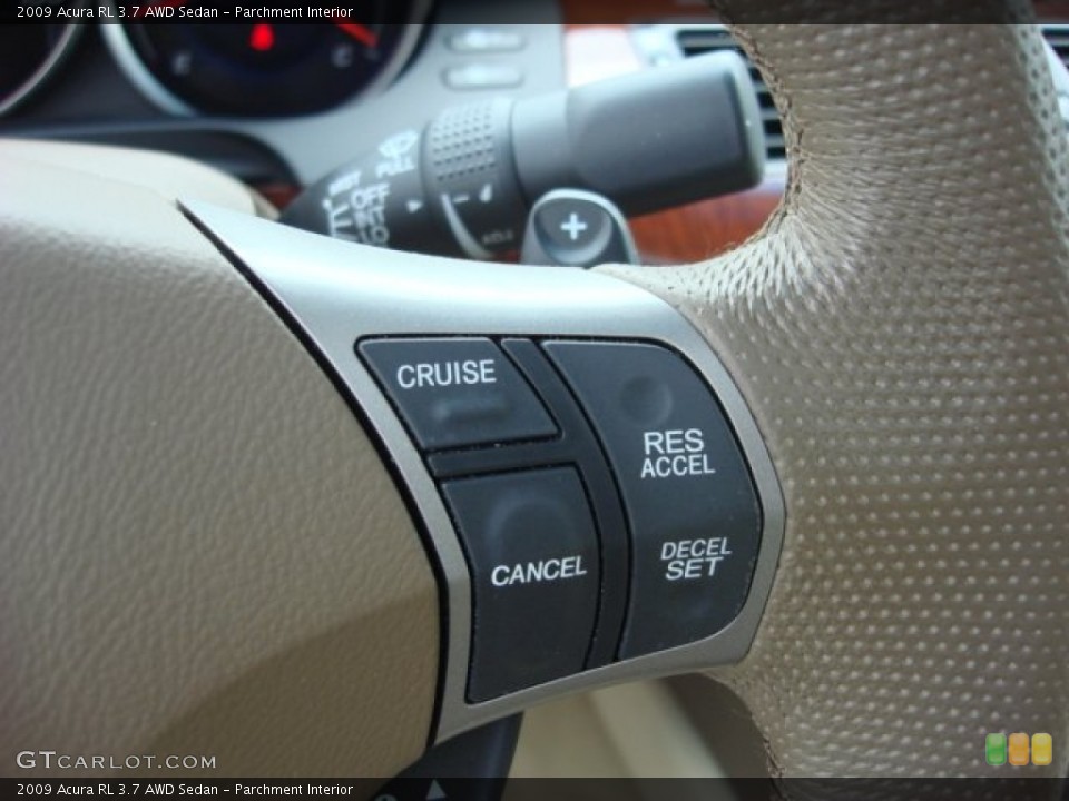 Parchment Interior Controls for the 2009 Acura RL 3.7 AWD Sedan #52646315