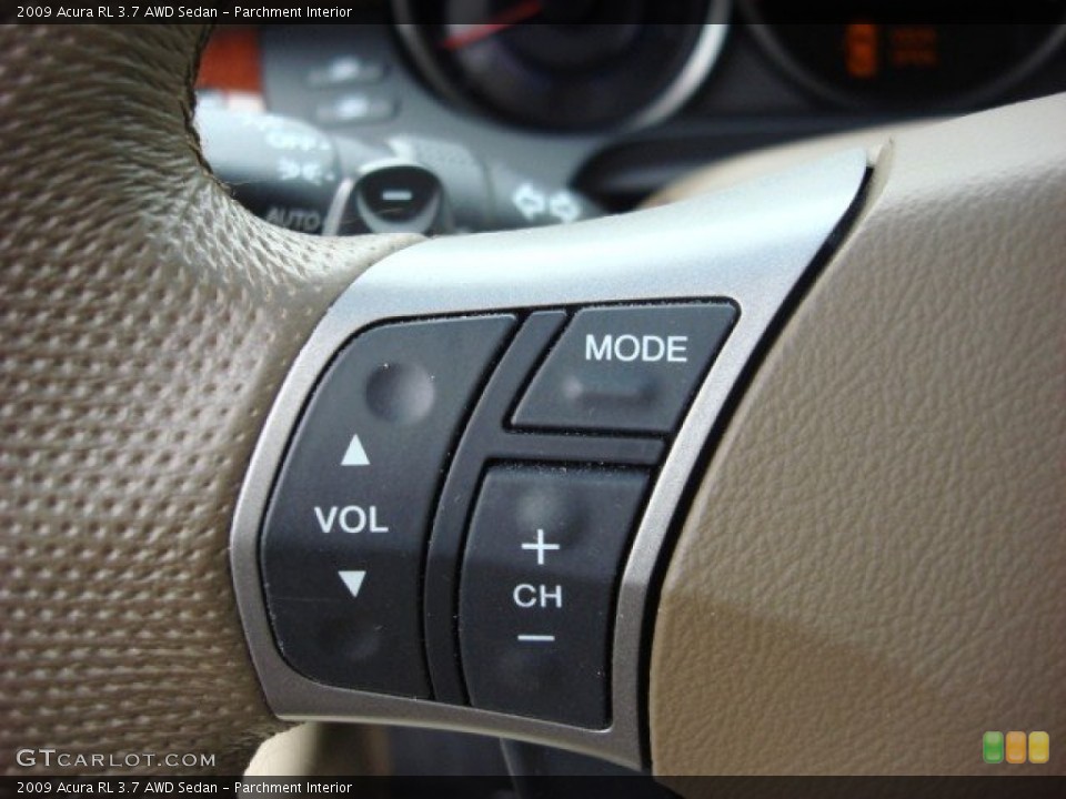 Parchment Interior Controls for the 2009 Acura RL 3.7 AWD Sedan #52646330