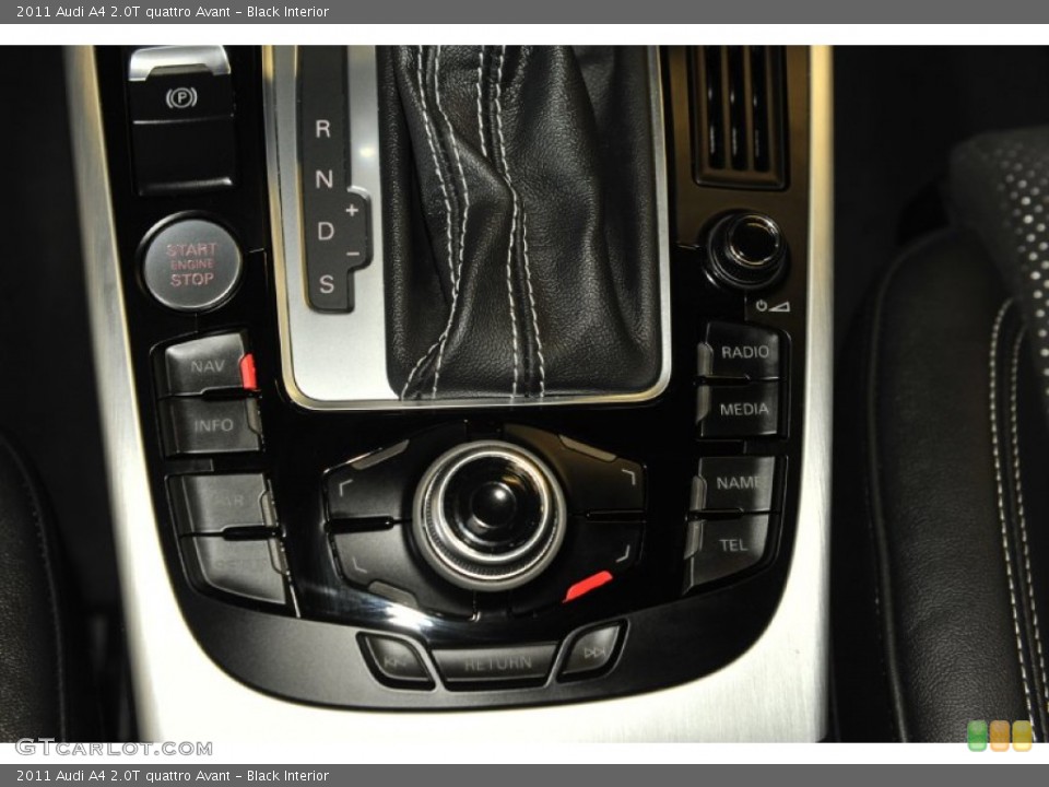 Black Interior Controls for the 2011 Audi A4 2.0T quattro Avant #52646375