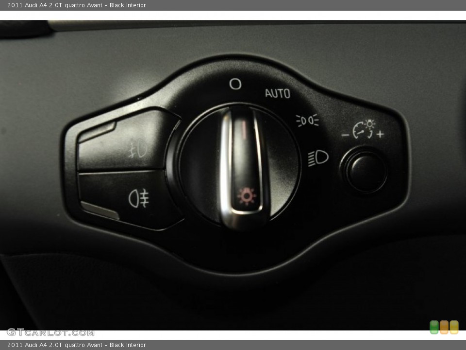 Black Interior Controls for the 2011 Audi A4 2.0T quattro Avant #52646468