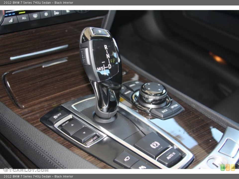 Black Interior Transmission for the 2012 BMW 7 Series 740Li Sedan #52648388