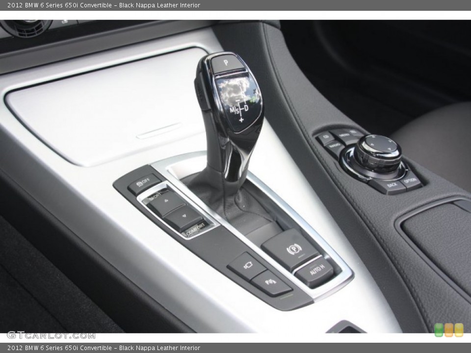 Black Nappa Leather Interior Transmission for the 2012 BMW 6 Series 650i Convertible #52649684