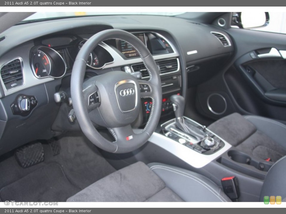 Black Interior Prime Interior for the 2011 Audi A5 2.0T quattro Coupe #52650593