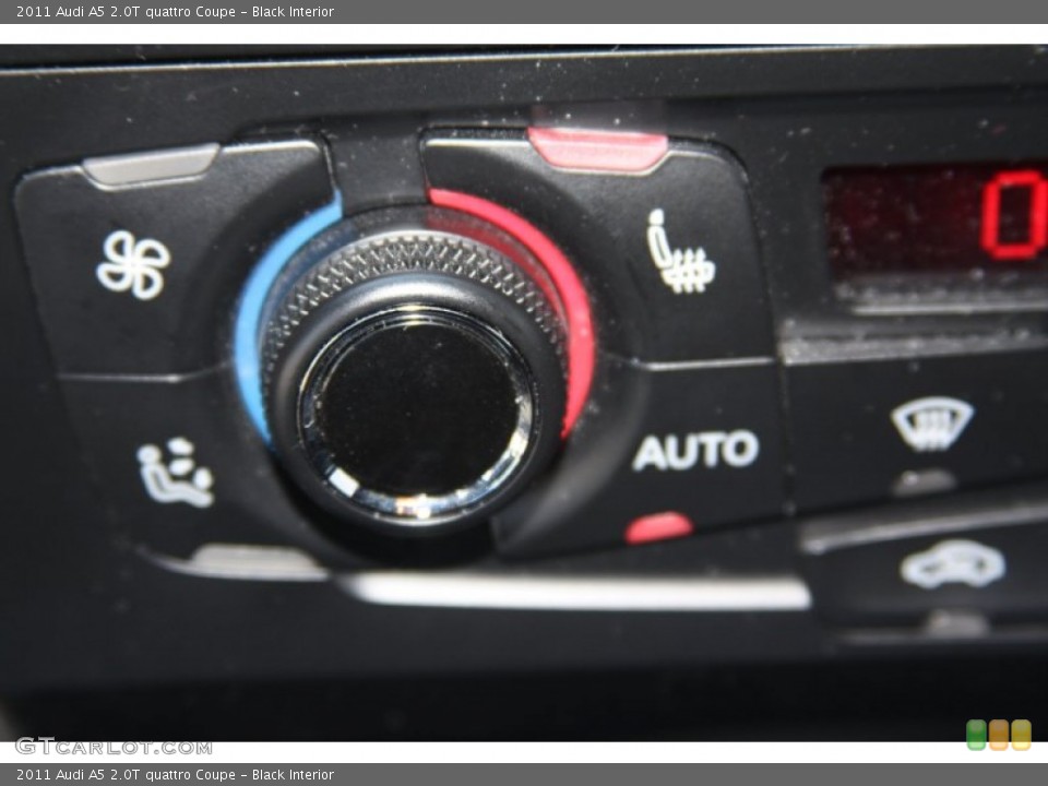 Black Interior Controls for the 2011 Audi A5 2.0T quattro Coupe #52650707