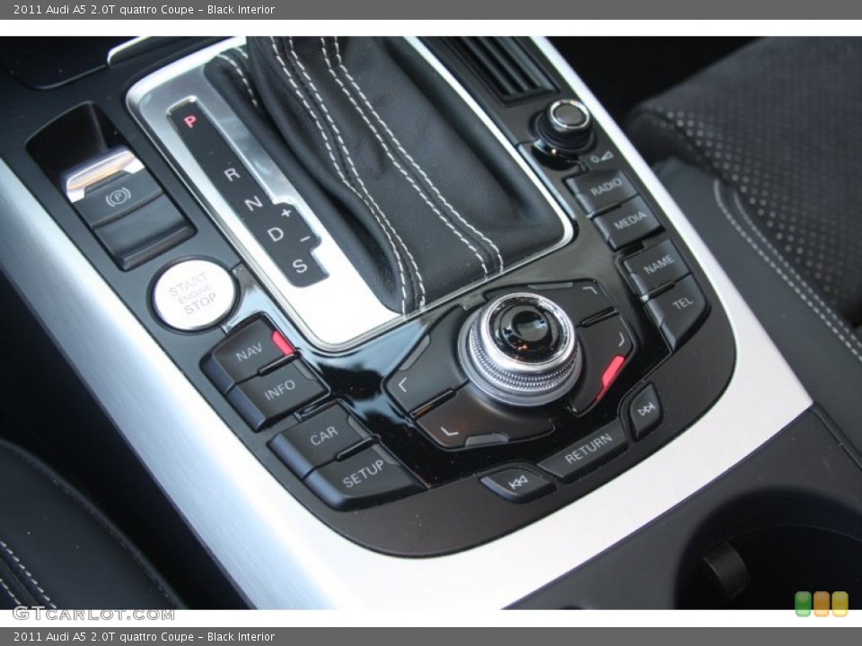 Black Interior Controls for the 2011 Audi A5 2.0T quattro Coupe #52650737