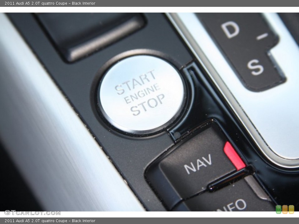 Black Interior Controls for the 2011 Audi A5 2.0T quattro Coupe #52650752