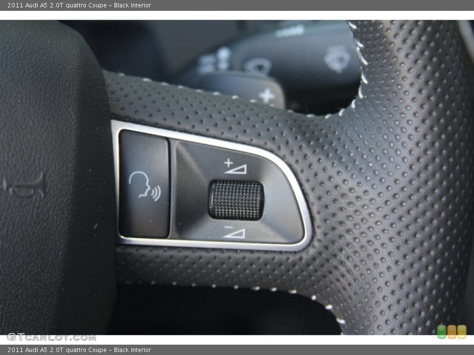 Black Interior Controls for the 2011 Audi A5 2.0T quattro Coupe #52650767