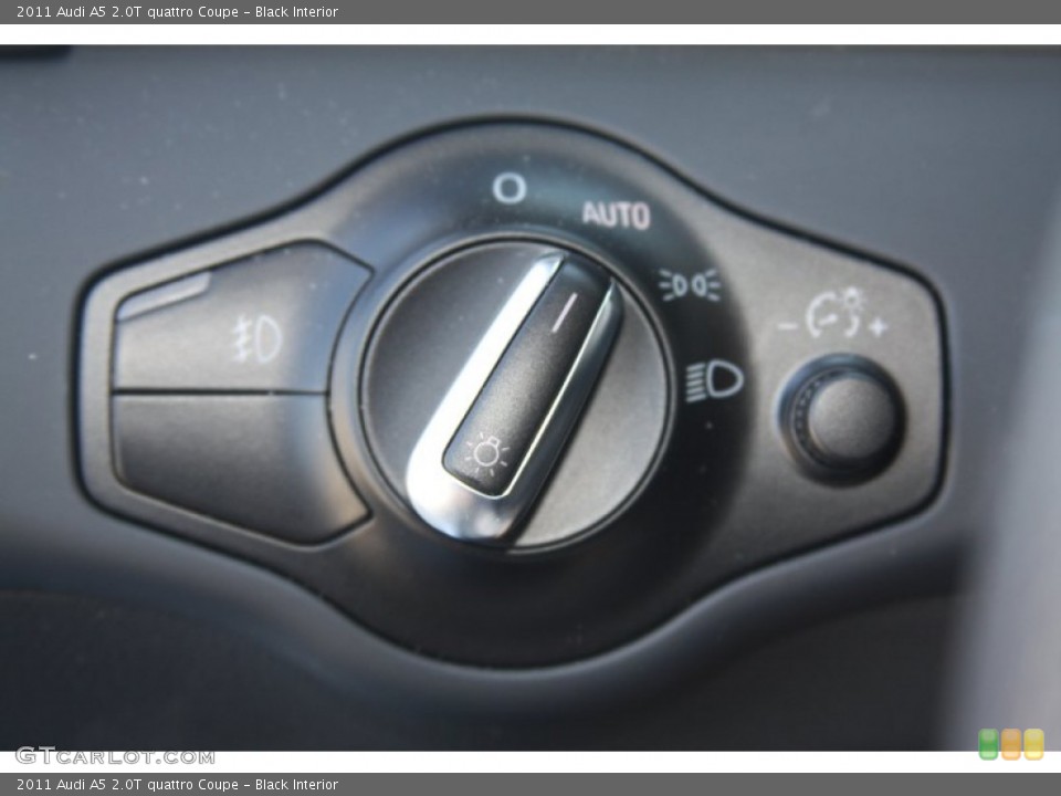 Black Interior Controls for the 2011 Audi A5 2.0T quattro Coupe #52650797