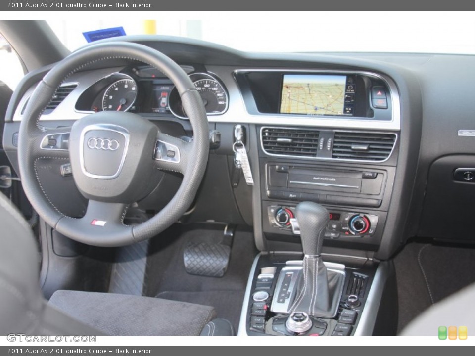 Black Interior Dashboard for the 2011 Audi A5 2.0T quattro Coupe #52650824