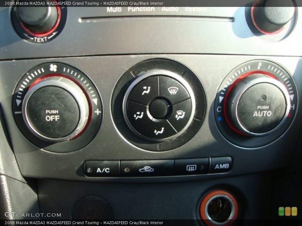 MAZDASPEED Gray/Black Interior Controls for the 2008 Mazda MAZDA3 MAZDASPEED Grand Touring #52652054
