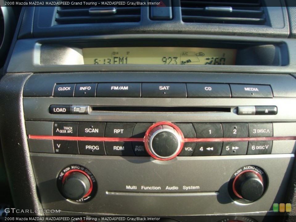 MAZDASPEED Gray/Black Interior Controls for the 2008 Mazda MAZDA3 MAZDASPEED Grand Touring #52652063