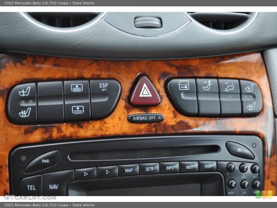 Stone Interior Controls for the 2003 Mercedes-Benz CLK 500 Coupe #52653398