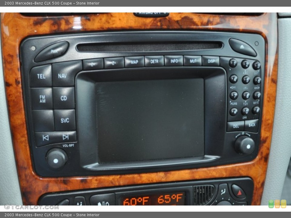 Stone Interior Controls for the 2003 Mercedes-Benz CLK 500 Coupe #52653407