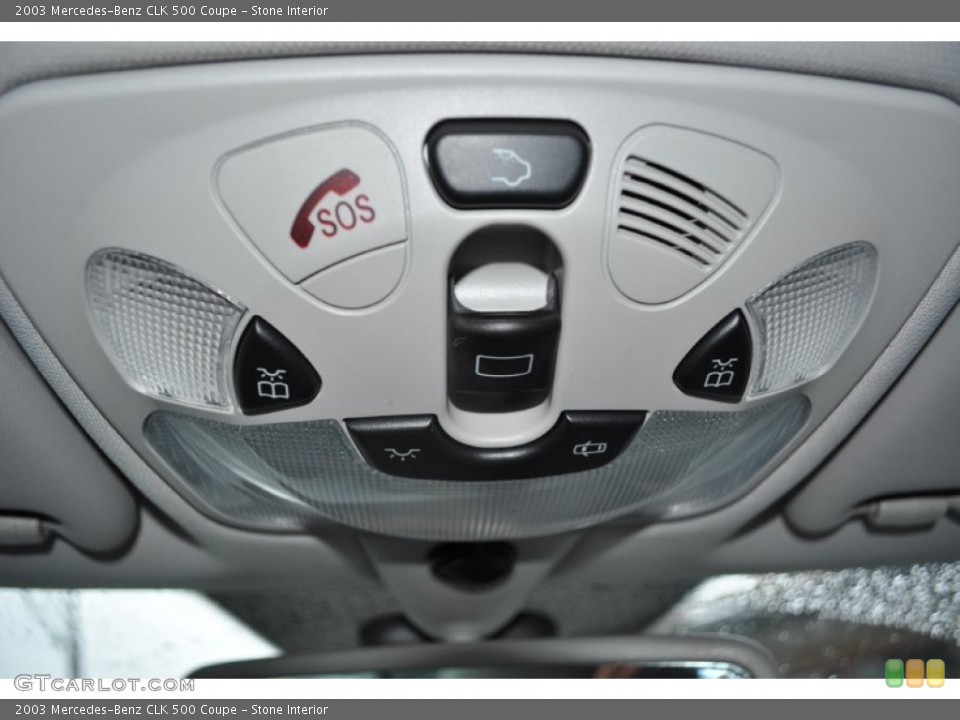 Stone Interior Controls for the 2003 Mercedes-Benz CLK 500 Coupe #52653434