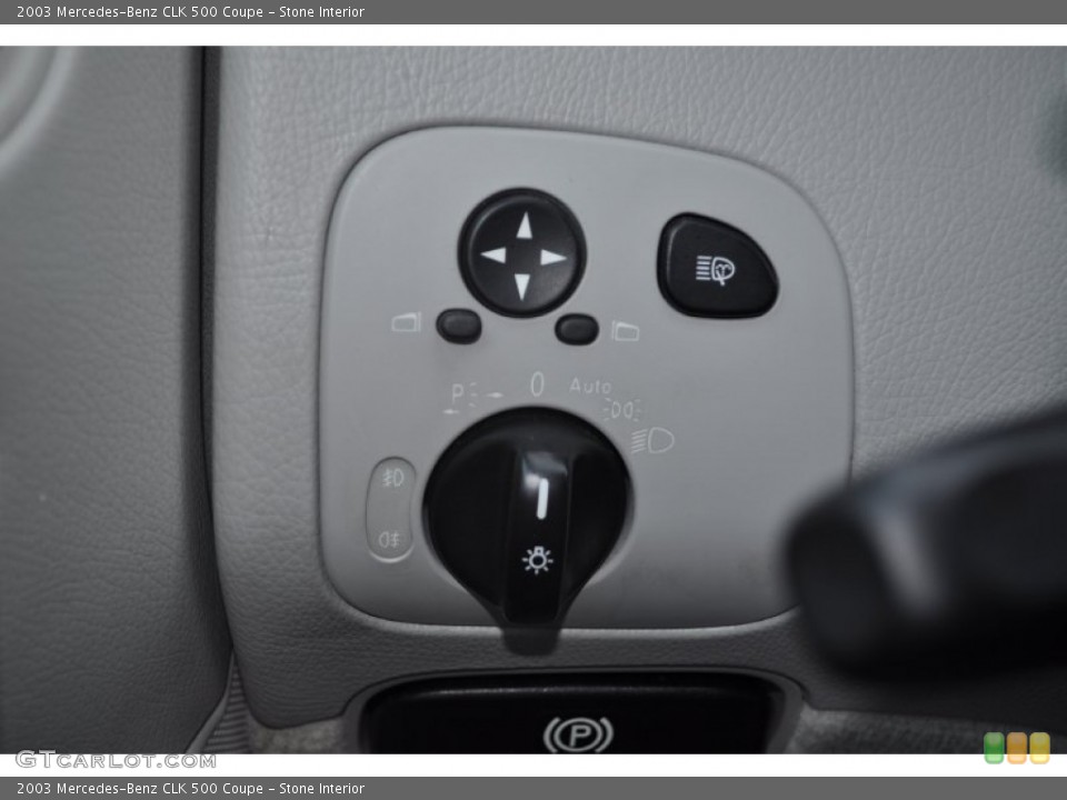 Stone Interior Controls for the 2003 Mercedes-Benz CLK 500 Coupe #52653446