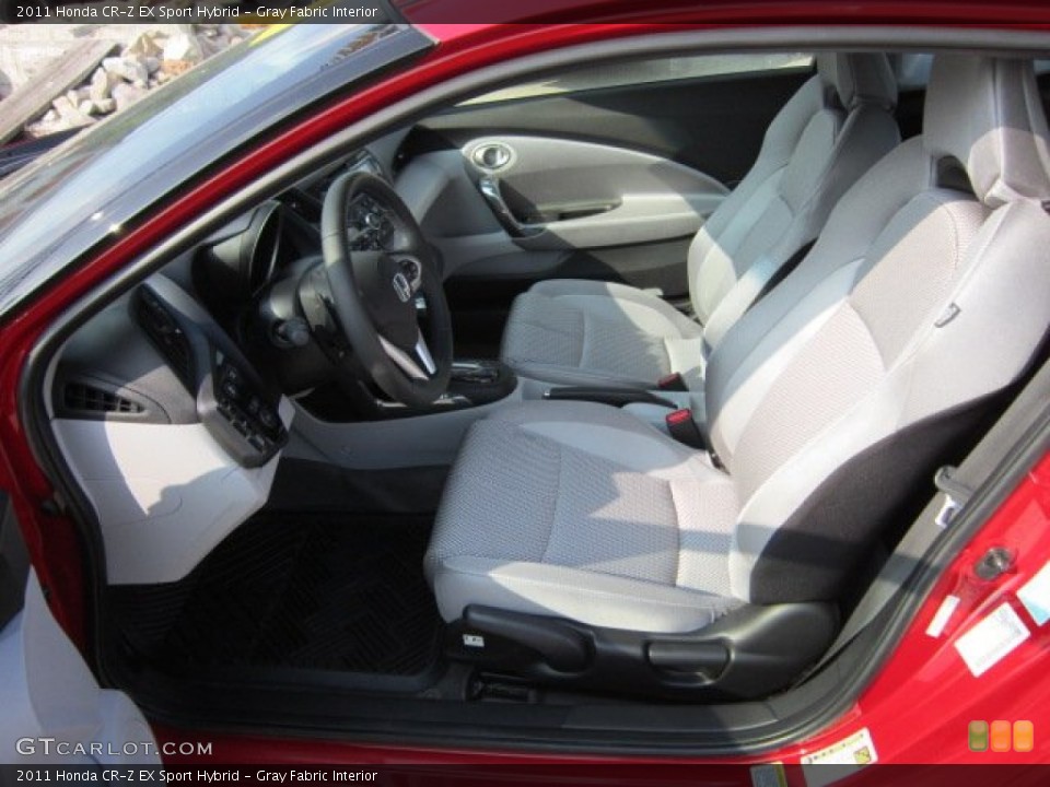 Gray Fabric Interior Photo for the 2011 Honda CR-Z EX Sport Hybrid #52659960