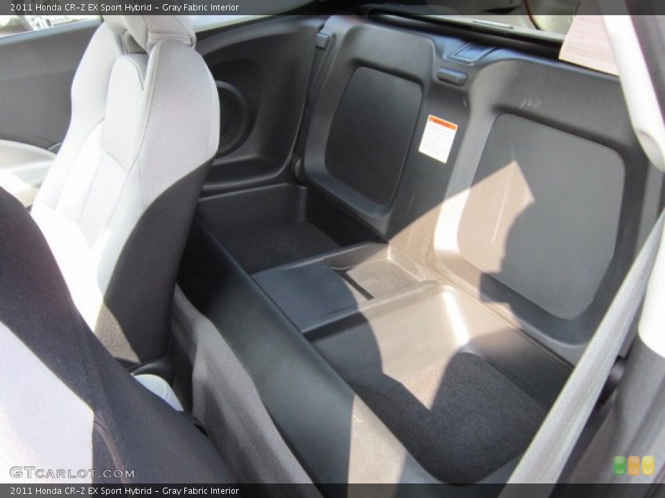 Gray Fabric Interior Photo for the 2011 Honda CR-Z EX Sport Hybrid #52660008