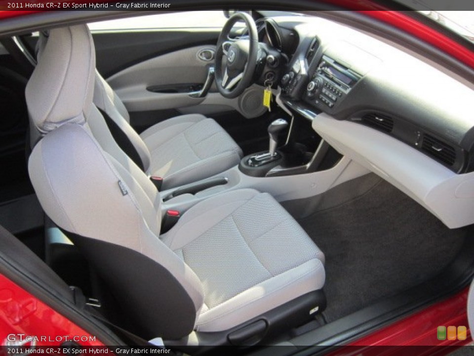 Gray Fabric Interior Photo for the 2011 Honda CR-Z EX Sport Hybrid #52660083