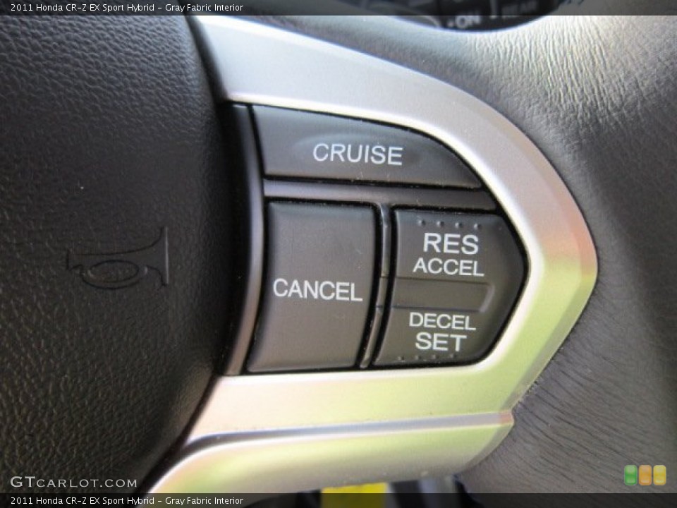Gray Fabric Interior Controls for the 2011 Honda CR-Z EX Sport Hybrid #52660161