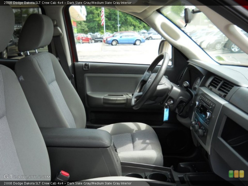 Dark Slate Gray/Medium Slate Gray Interior Photo for the 2008 Dodge Dakota SLT Crew Cab 4x4 #52661349