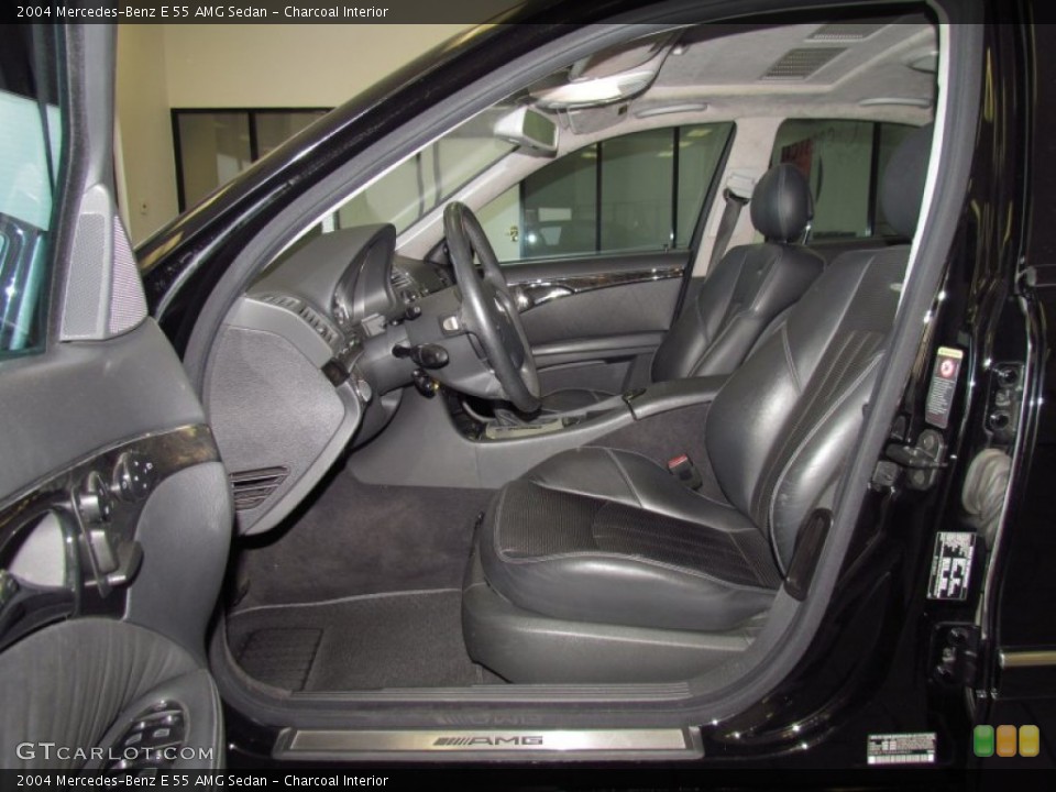 Charcoal Interior Photo for the 2004 Mercedes-Benz E 55 AMG Sedan #52661493