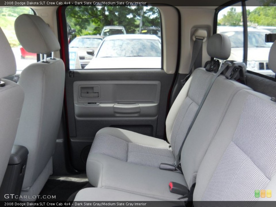 Dark Slate Gray/Medium Slate Gray Interior Photo for the 2008 Dodge Dakota SLT Crew Cab 4x4 #52661565