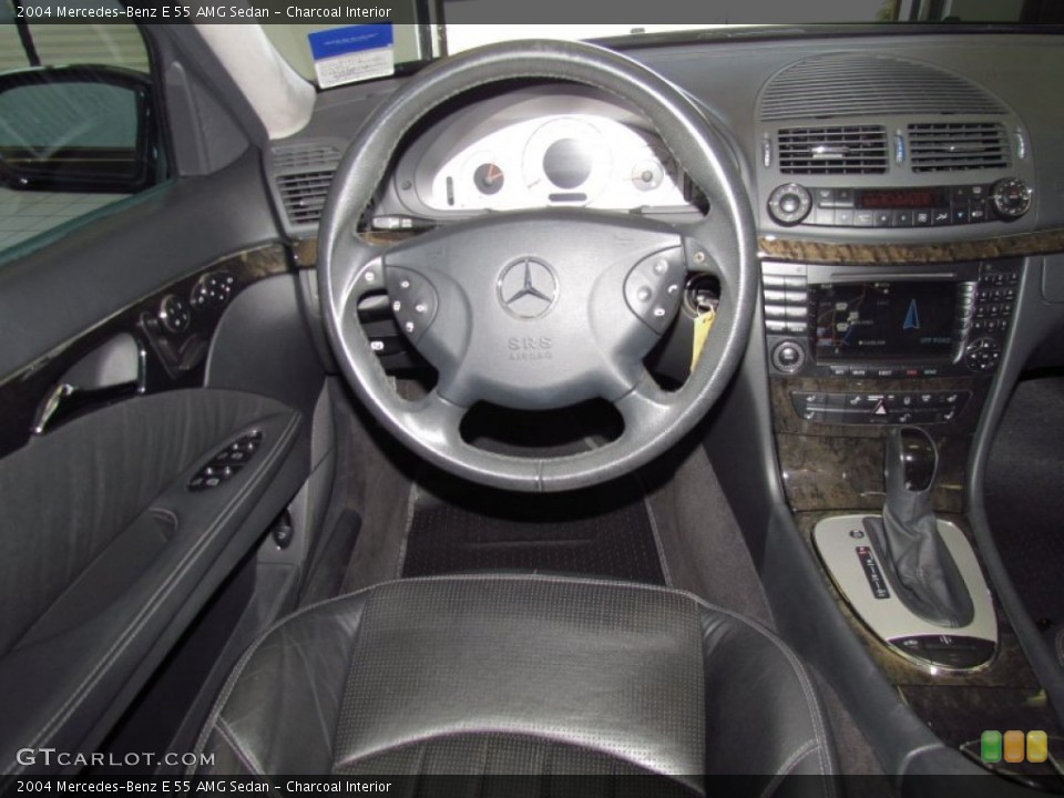 Charcoal Interior Dashboard for the 2004 Mercedes-Benz E 55 AMG Sedan #52661583