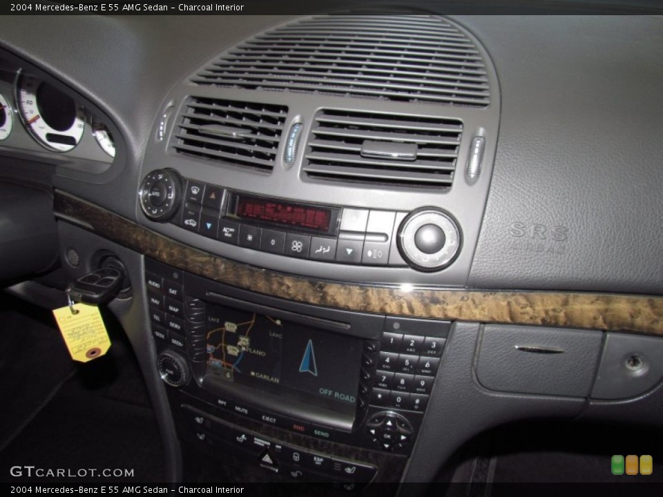 Charcoal Interior Controls for the 2004 Mercedes-Benz E 55 AMG Sedan #52661598