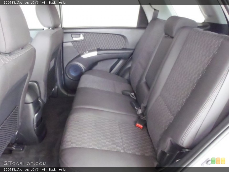 Black 2006 Kia Sportage Interiors