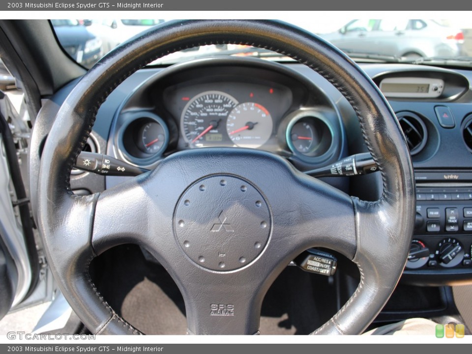Midnight Interior Steering Wheel for the 2003 Mitsubishi Eclipse Spyder GTS #52663945