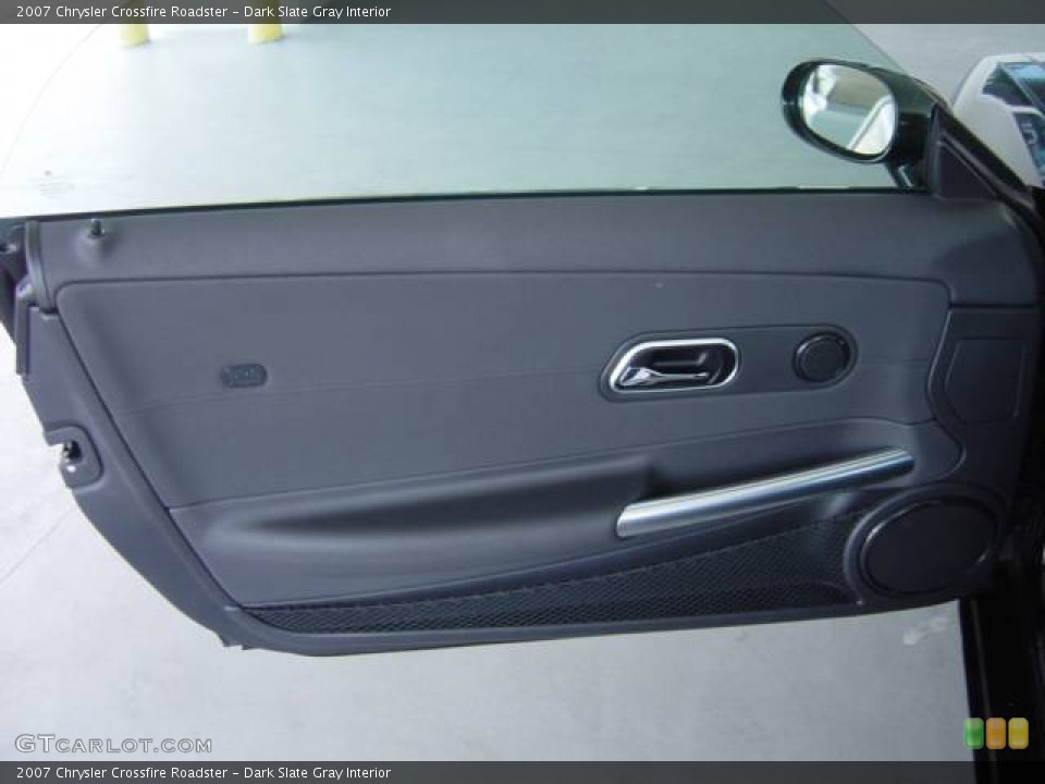 Dark Slate Gray Interior Door Panel for the 2007 Chrysler Crossfire Roadster #526652