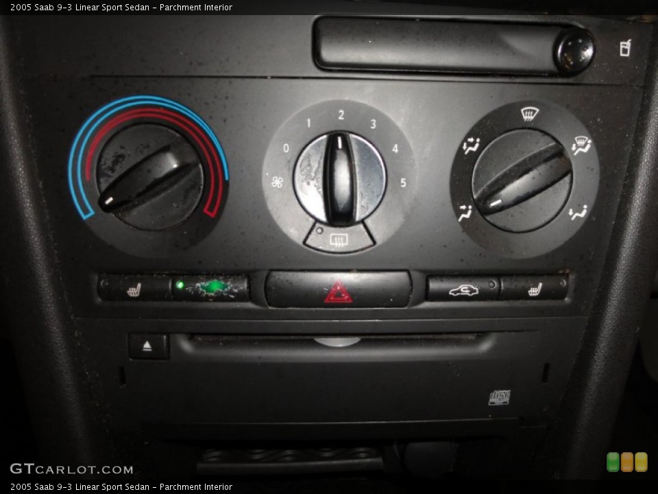 Parchment Interior Controls for the 2005 Saab 9-3 Linear Sport Sedan #52665694