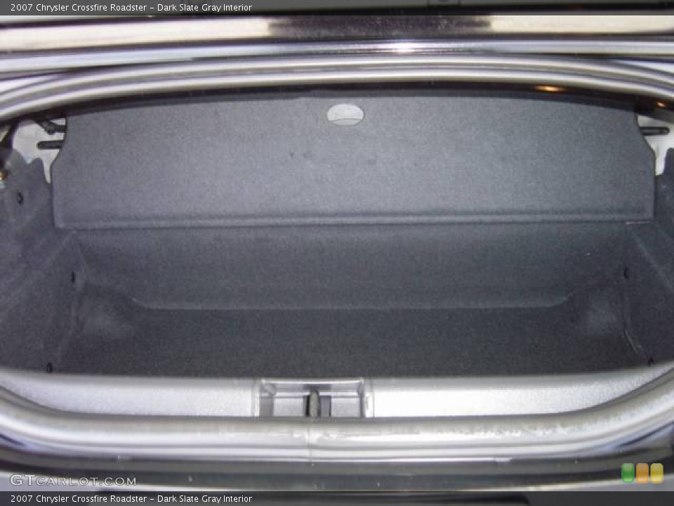 Dark Slate Gray Interior Trunk for the 2007 Chrysler Crossfire Roadster #526657