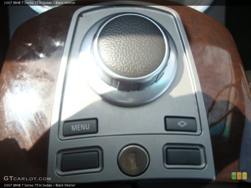 Black Interior Controls for the 2007 BMW 7 Series 750i Sedan #52668460