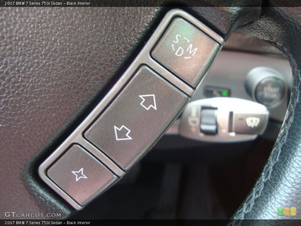 Black Interior Controls for the 2007 BMW 7 Series 750i Sedan #52668604