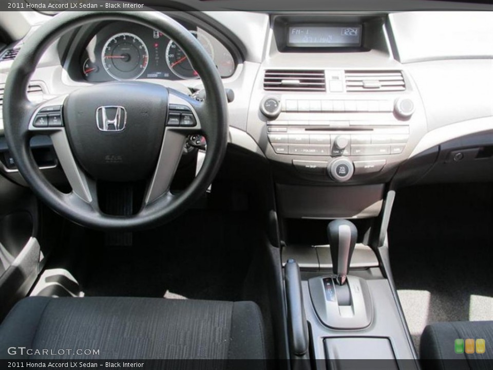 Black Interior Dashboard for the 2011 Honda Accord LX Sedan #52668790