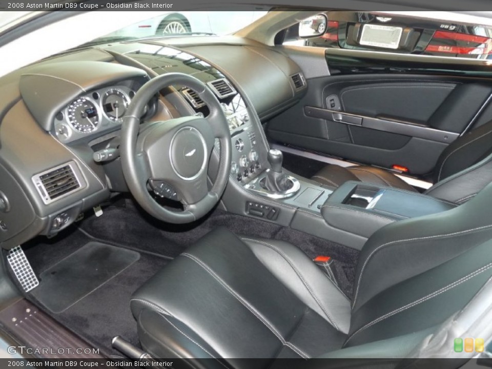 Obsidian Black Interior Prime Interior for the 2008 Aston Martin DB9 Coupe #52668997