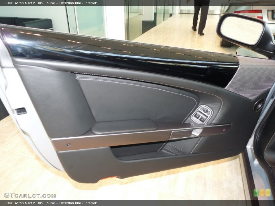 Obsidian Black Interior Door Panel for the 2008 Aston Martin DB9 Coupe #52669012