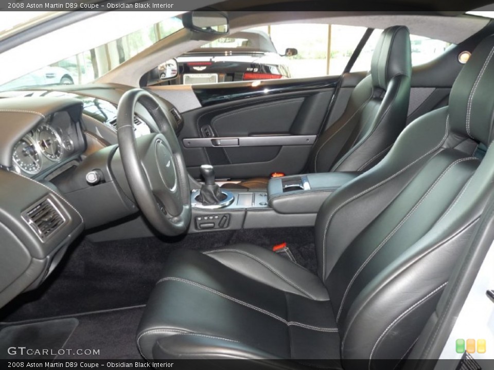 Obsidian Black Interior Photo for the 2008 Aston Martin DB9 Coupe #52669030