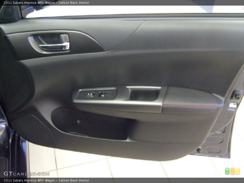 Carbon Black Interior Door Panel for the 2011 Subaru Impreza WRX Wagon #52669428