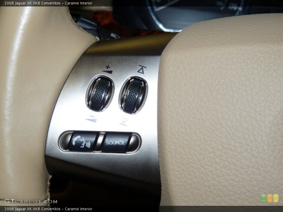 Caramel Interior Controls for the 2008 Jaguar XK XK8 Convertible #52669699
